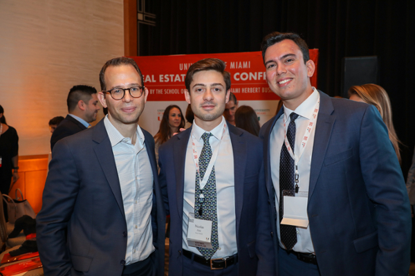UM Students meet keynote speaker Matt Cherwin at the 2020 Real Estate Impact Conference