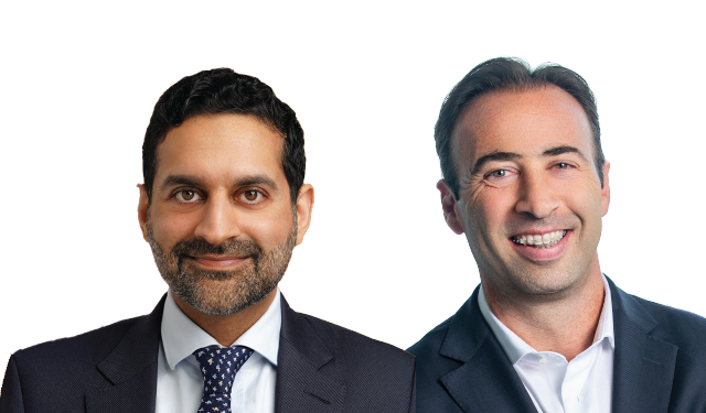 Nadeem Meghji and Arnaud Karsenti