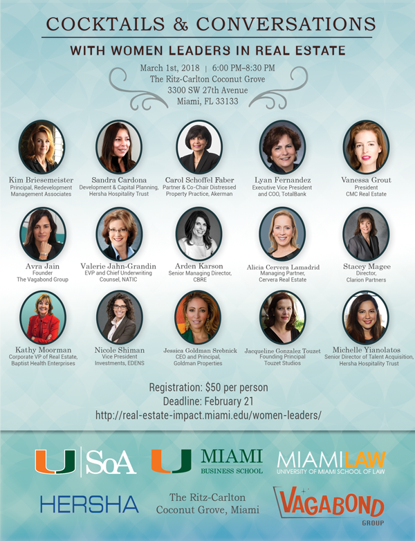 Cocktails and Conversations with Women Leaders in Real Estate
